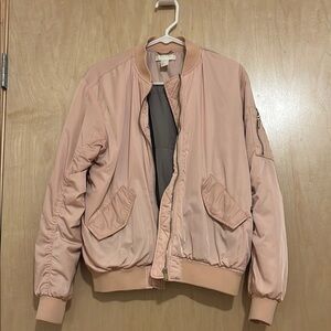 Women's Pink Bomber Jacket